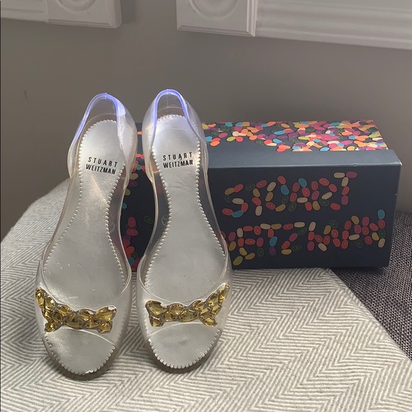 Stuart Weitzman Shoes - Stuart Weitzman Blingy Crystal Stone Jelly Sandals